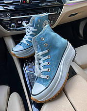 Жіночі кеди Converse Run Star Hike Platform Hi Jade Unity 172726C, фото 6