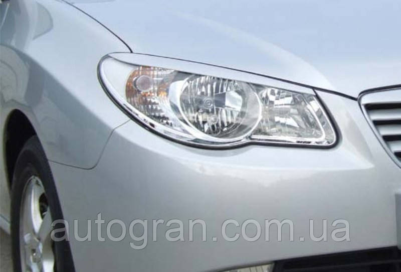 Реснички на фары Hyundai Elantra 2006-2011