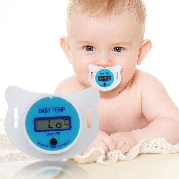 Детский цифровой электронный соска-термометр градусник Baby Temp Pacifier - фото 1 - id-p1614105224