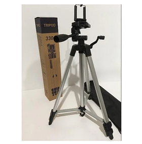 Штатив TRIPOD TF-330A універсальний для камери або смартфона + чохол