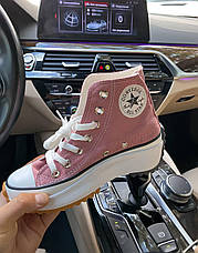 Жіночі кеди Converse Run Star Hike Platform Hi Lotus Pink ALL08268, фото 5