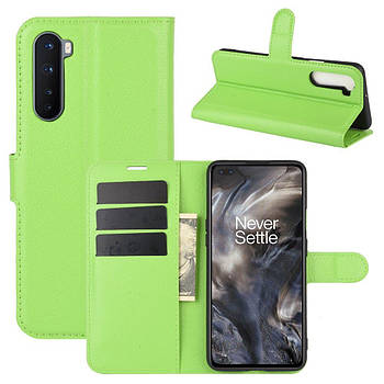 Чохол-книжка Litchie Wallet для OnePlus Nord Light Green