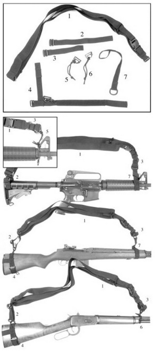 Ремень трехточка 3PS-002 Ultimate Rifle Sling