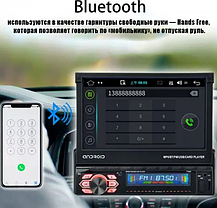 Автомагнітола 1DIN із висувним екраном 7188А MP5 Android GPS 2/16 GB, фото 4