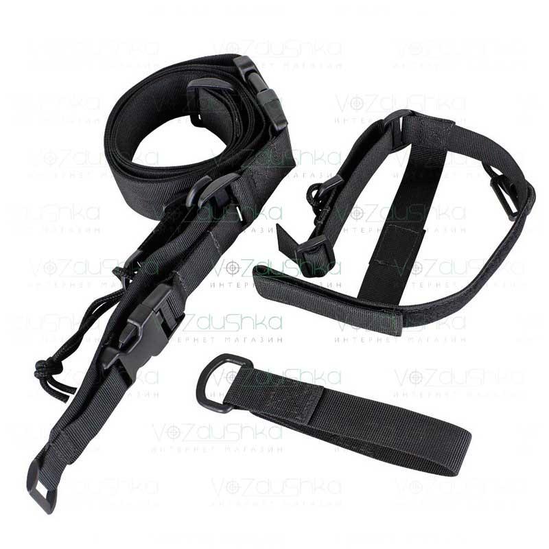 Триточковий ремінь Condor 3 point sling Black