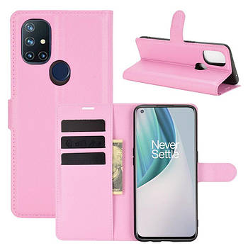 Чохол-книжка Litchie Wallet для OnePlus Nord N10 Light Pink