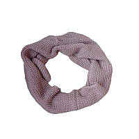 Снуд-шарф женский вязаный пыльная роза 446W