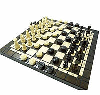 Набор игровой 2 в 1 : шахматы, шашки, 34,5*34,5 см