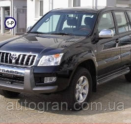 Вії на фари Toyota Land Cruiser Prado LC120, фото 1