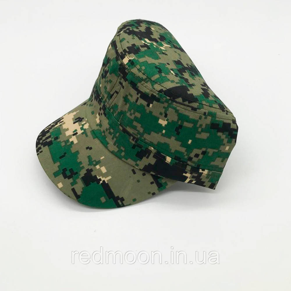 Кепка летняя военная, армейская кепка ВСУ, Темный пиксель, кепка-кашкет - фото 4 - id-p1614107930