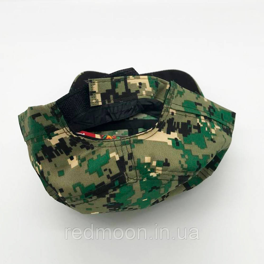Кепка летняя военная, армейская кепка ВСУ, Темный пиксель, кепка-кашкет - фото 6 - id-p1614107930