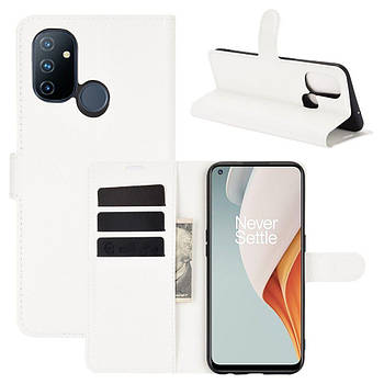 Чохол-книжка Litchie Wallet для OnePlus Nord N100 White