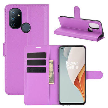 Чохол-книжка Litchie Wallet для OnePlus Nord N100 Violet