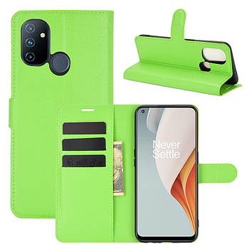 Чохол-книжка Litchie Wallet для OnePlus Nord N100 Light Green