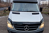 Дефлектор капота на Mercedes Sprinter II (W906) 2006-2013. Мухобійка на Mercedes Sprinter 2, фото 3