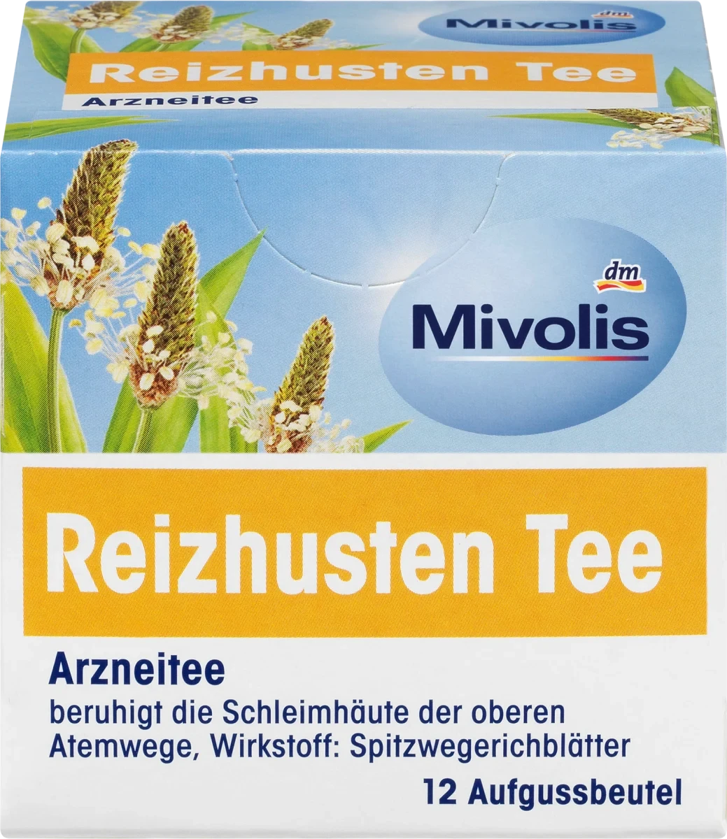 Лікувальний чай від кашлю Mivolis Reizhusten Tee, 16,8 гр
