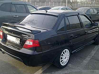 Дефлектор заднего стекла Daewoo Nexia 1994-2008 (скотч) ANV. Козырек, ветровик, заднего стекла