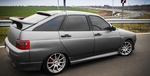Дефлектор заднього скла ВАЗ 2112 (скотч) AV-Tuning