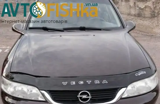 Дефлектор капота на Opel Vectra B седан/ліфбек/Універсал 1995-2002. Мухобійка на Opel Vectra B