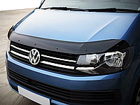 Дефлектор капота на Volkswagen T6 2016-2020. Мухобійка VW Transporter Т6