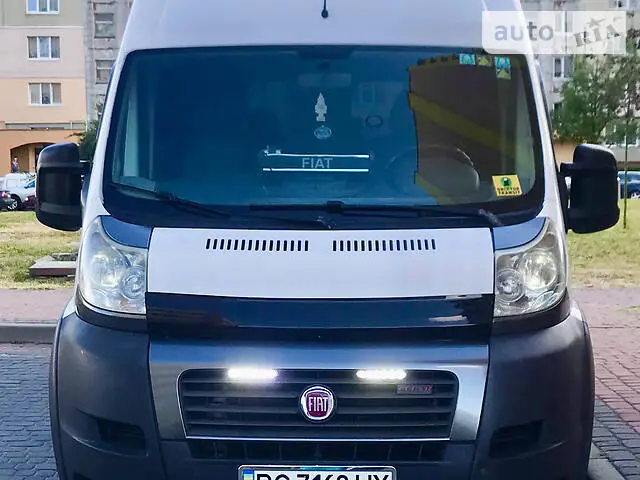 Дефлектор капота на Citroen Jumper/Fiat Ducato/Peugeot Boxer 2006-2014 євро кріплення. Мухобійка