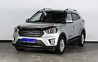 Дефлектор капота на Hyundai Creta 2015-2022 евро крепеж. Мухобойка на Hyundai Creta