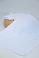 Махровое полотенце для ног 50х70 коврик Белый Узбекистан