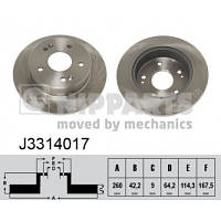 Тормозной диск Nipparts J3314017