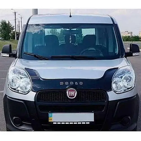 Дефлектор капота на Fiat Doblo II 2010-2015. Мухобійка на Fiat Doblo 2