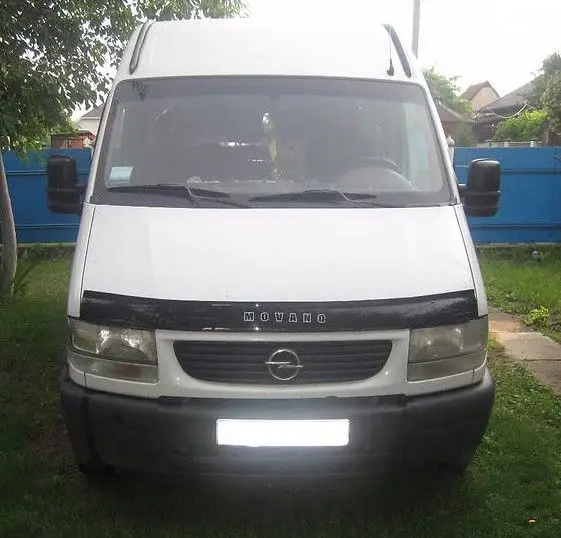 Дефлектор капота на Opel Movano 1998-2003. Мухобійка на Opel Movano
