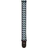 Ремінь гітарний D'Addario T20S1505 Chevron Blue and Navy Guitar Strap, фото 3