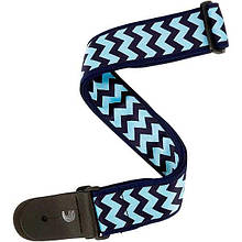 Ремень гитарный D'Addario T20S1505 Chevron Blue and Navy Guitar Strap
