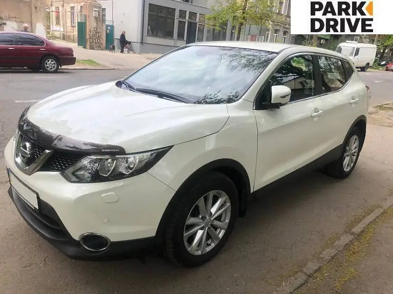 Дефлектор капота на Nissan Qashqai II 2014-2017 3 мм євро кріплення ANV. Мухобійка на Nissan Qashqai