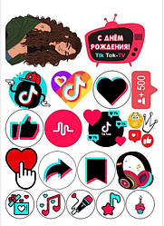 Вафельная картинка "Инстаграмм" - 24