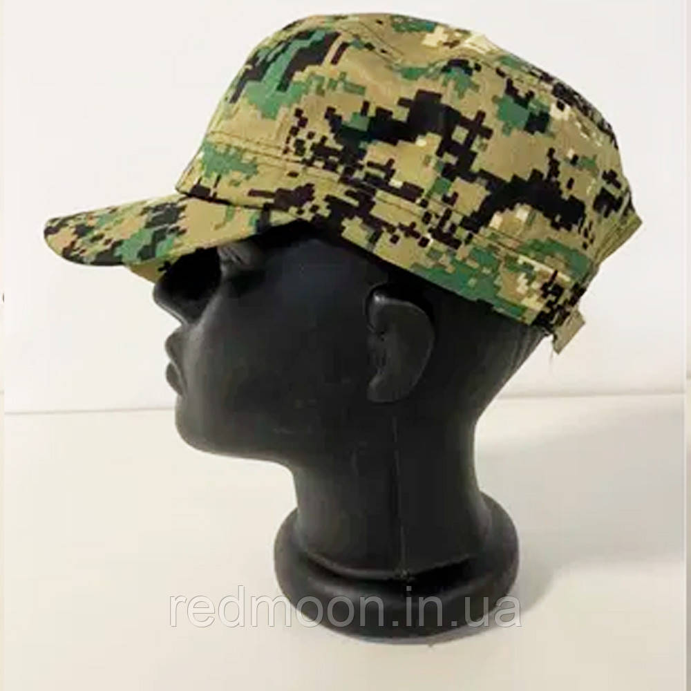 Кепка летняя военная, армейская кепка ВСУ, Темный пиксель, кепка-кашкет - фото 8 - id-p1614107930