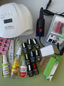 Стартовый набор для покрытия гель-лаком Moon