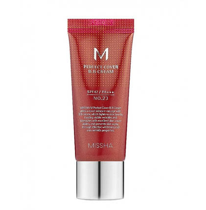 Багатофункціональний бб крем Missha M Perfect Cover BB Cream 23 тон, 20 мл, фото 1