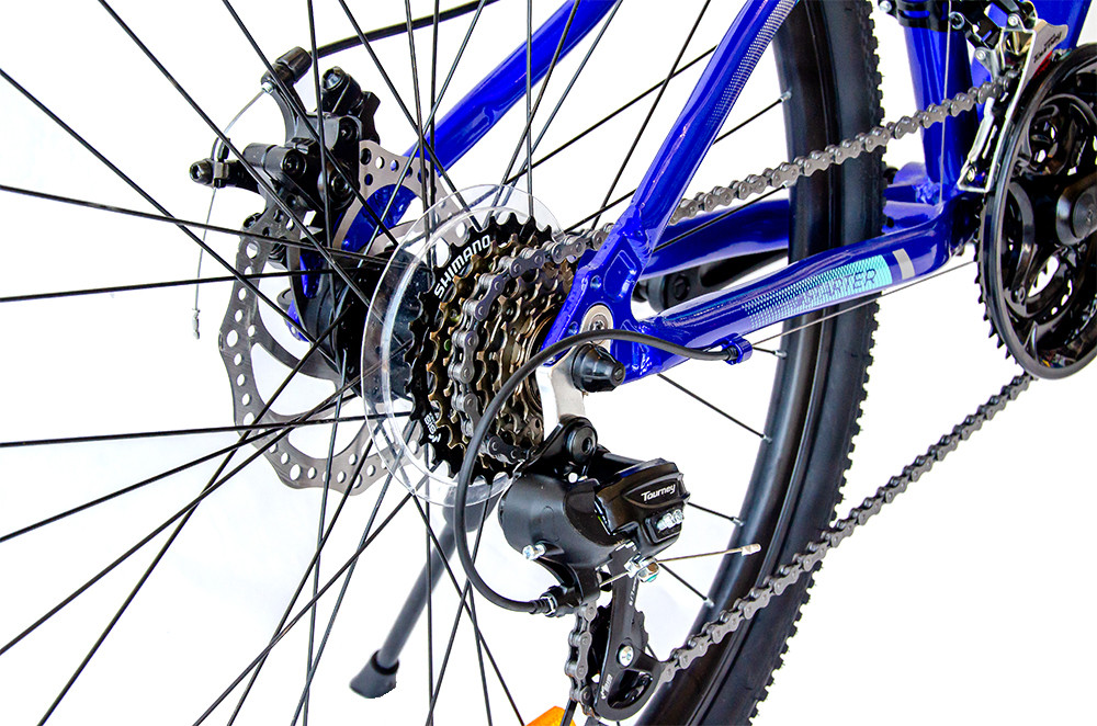 Спортивный горный велосипед Starter Rover Jack 26 дюймов с алюминиевой рамой (синий) - фото 3 - id-p1614137003