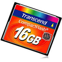 Оригінал! Карта памяти Transcend 16Gb Compact Flash 133x (TS16GCF133) | T2TV.com.ua