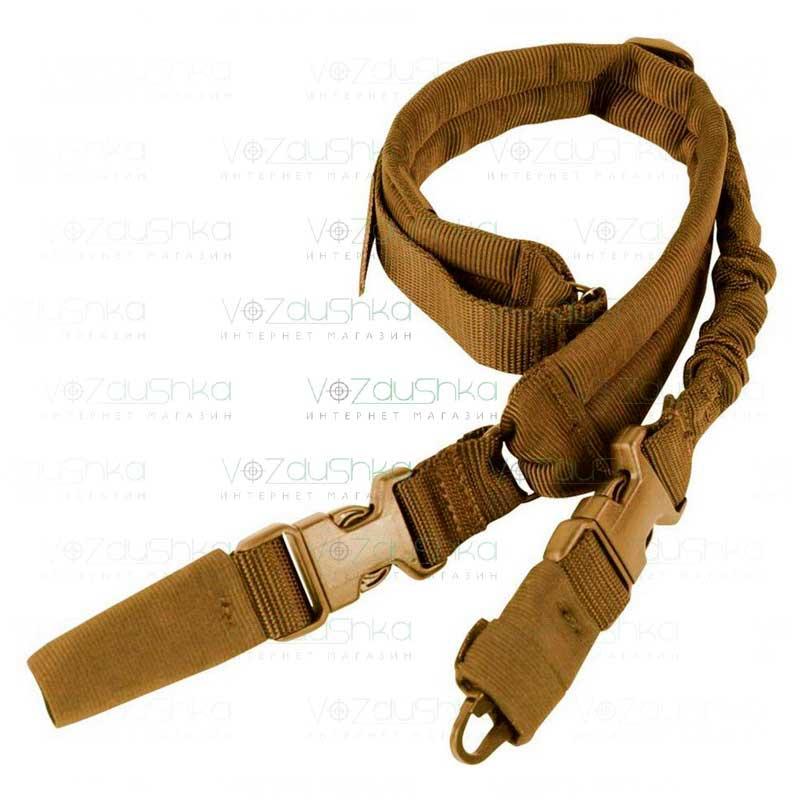 Одно-двоточковий рушничний ремінь Swiftlink Padded Bundee Sling Coyote brown