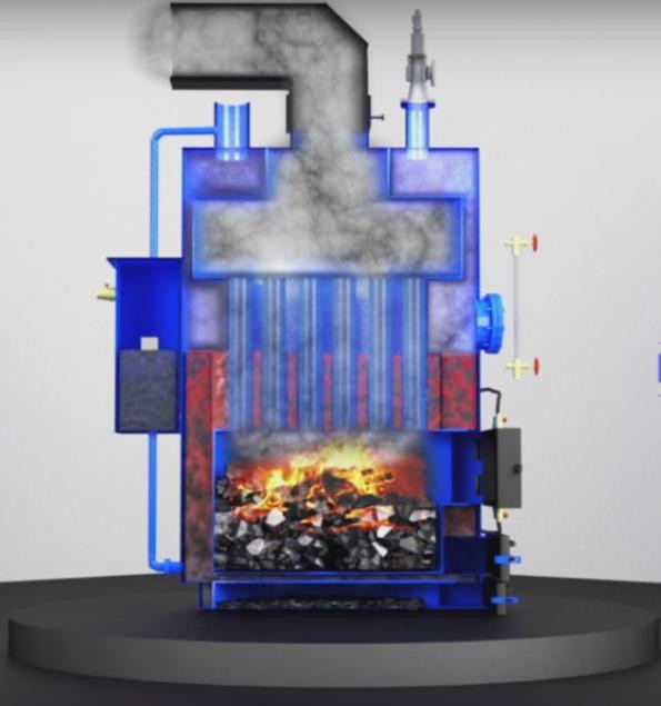 Работа парогенератора Идмар