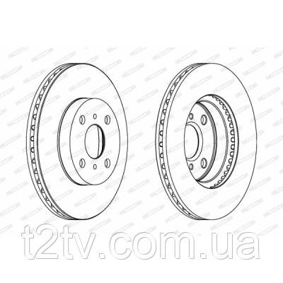 Тормозной диск FERODO DDF1779C