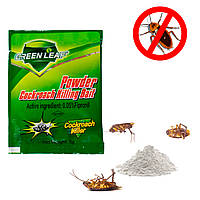 Эффективное средство от тараканов Green Leaf Powder Cockroach Killer порошок от тараканов в квартире (TS)