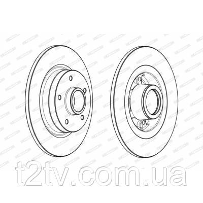 Тормозной диск FERODO DDF1731-1