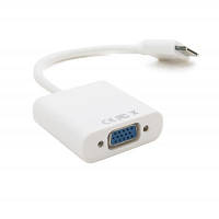 Дата кабель Apple 30-pin to VGA 0.15m Extradigital (KBA1649)