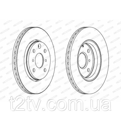 Тормозной диск FERODO DDF1527