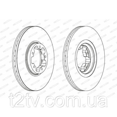 Тормозной диск FERODO DDF1113