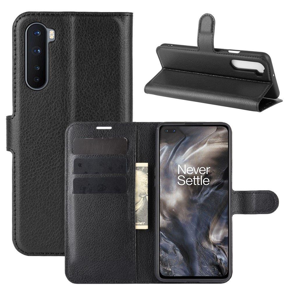 Чохол-книжка Litchie Wallet для OnePlus Nord Black, фото 1