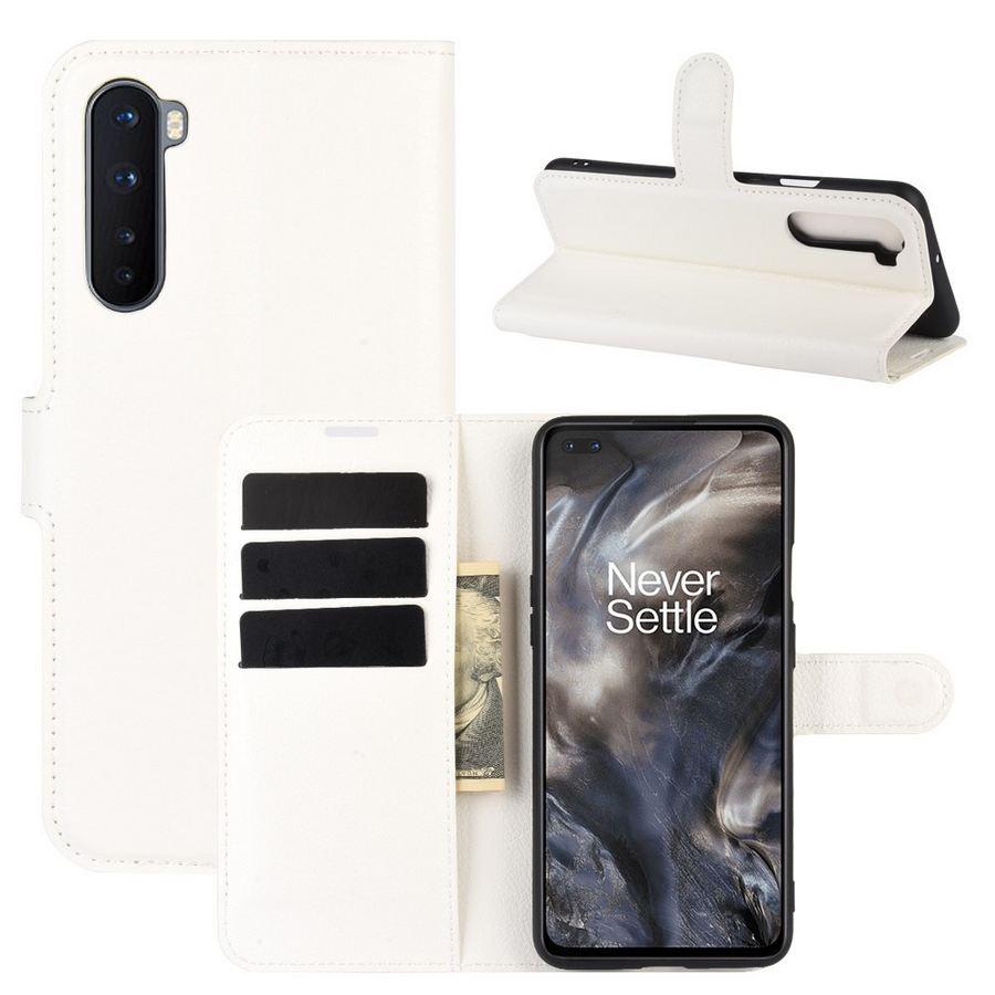 Чохол-книжка Litchie Wallet для OnePlus Nord White, фото 1