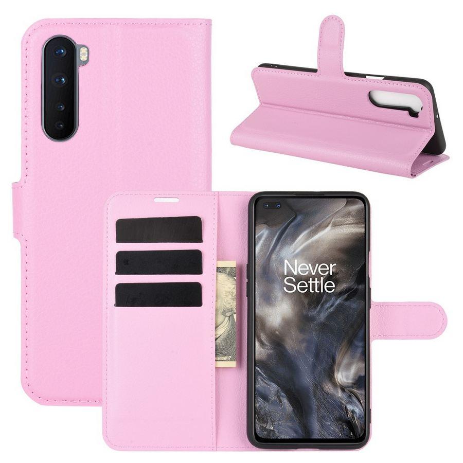 Чохол-книжка Litchie Wallet для OnePlus Nord Light Pink, фото 1